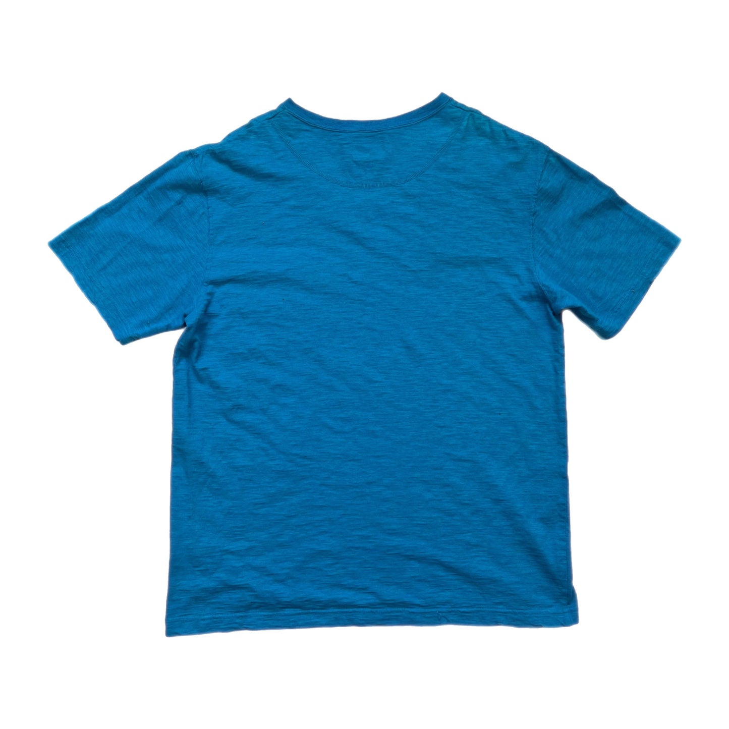 WTAPS 'CONCRETE ENVIRONMENT' Blue V-Neck Pocket Tee - Size Large