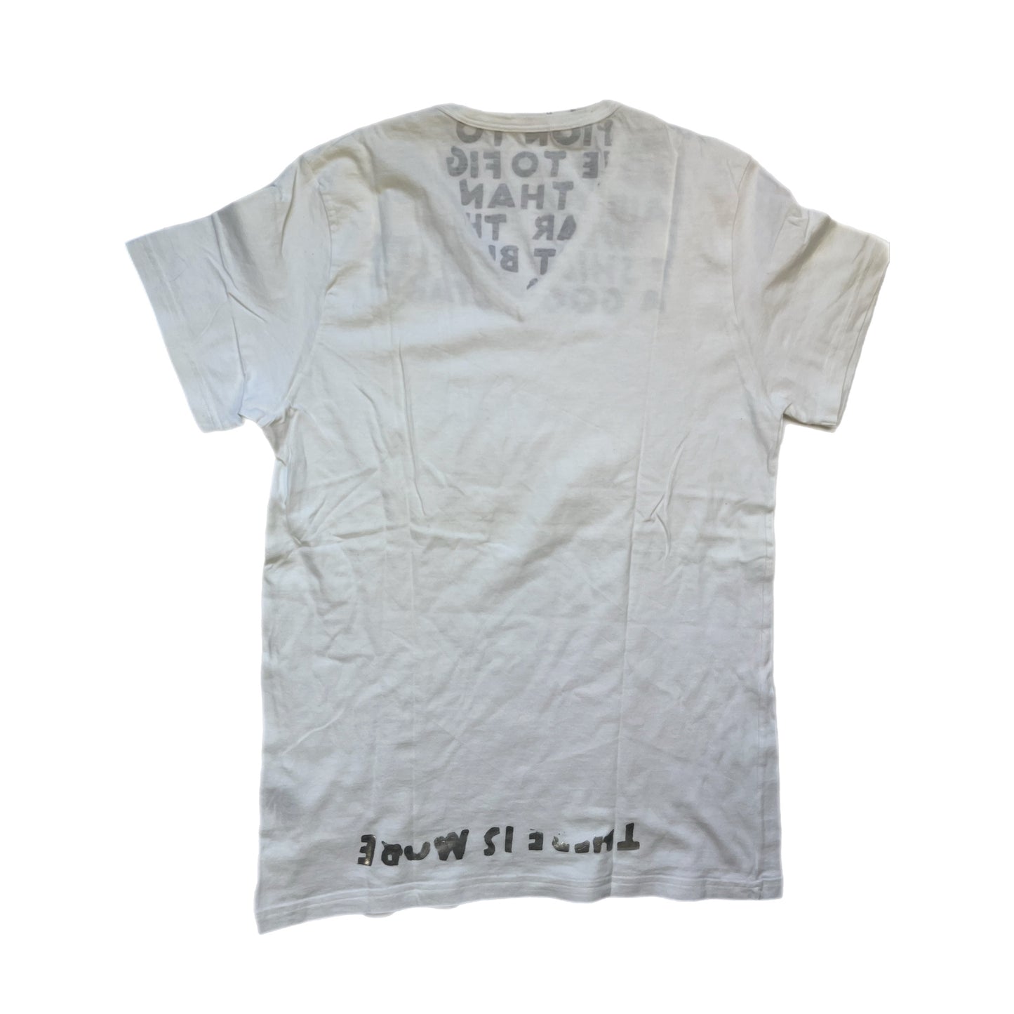 Maison Martin Margiela AIDS Tee White/Silver - Large