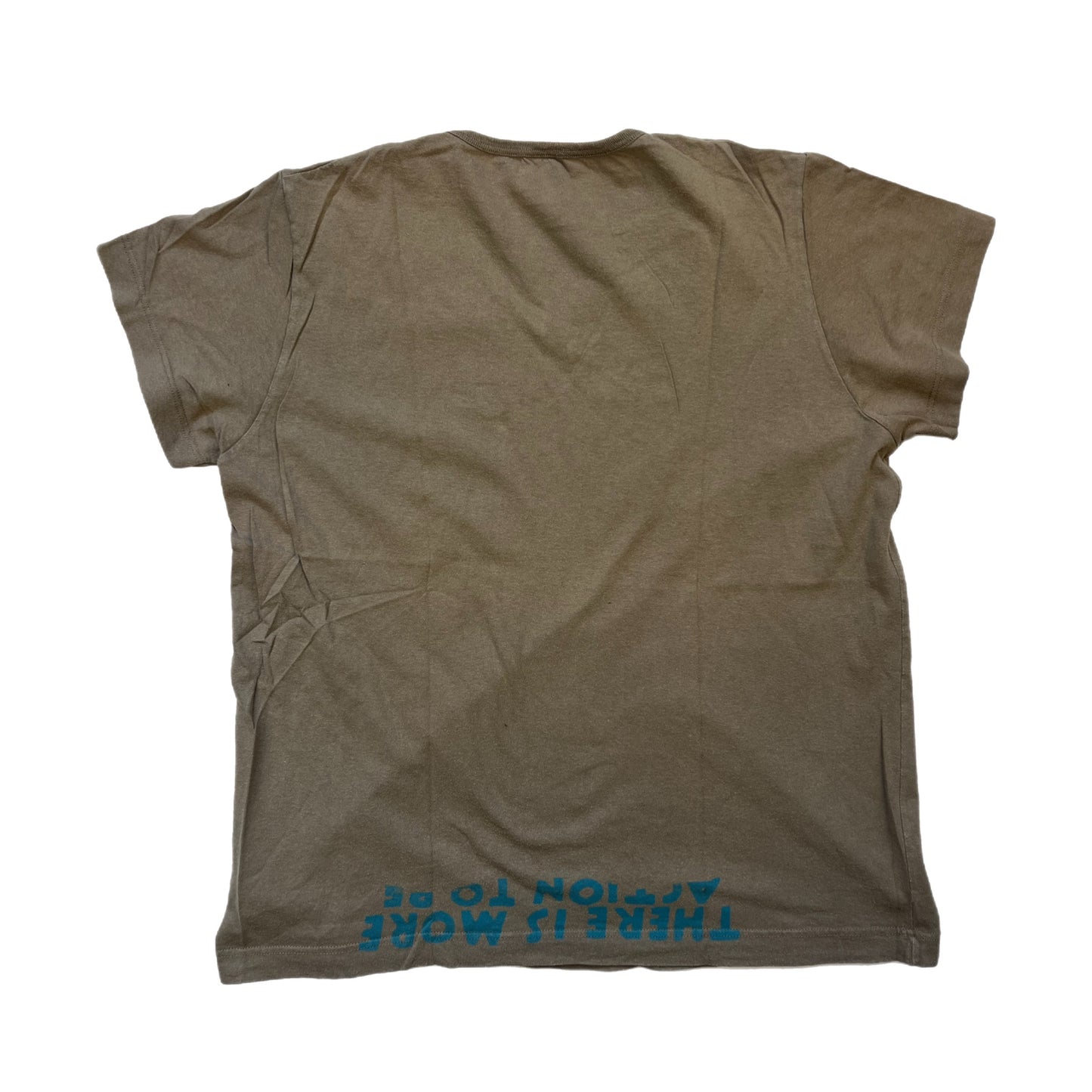 Maison Martin Margiela AIDS Tee Tan/Blue - Large