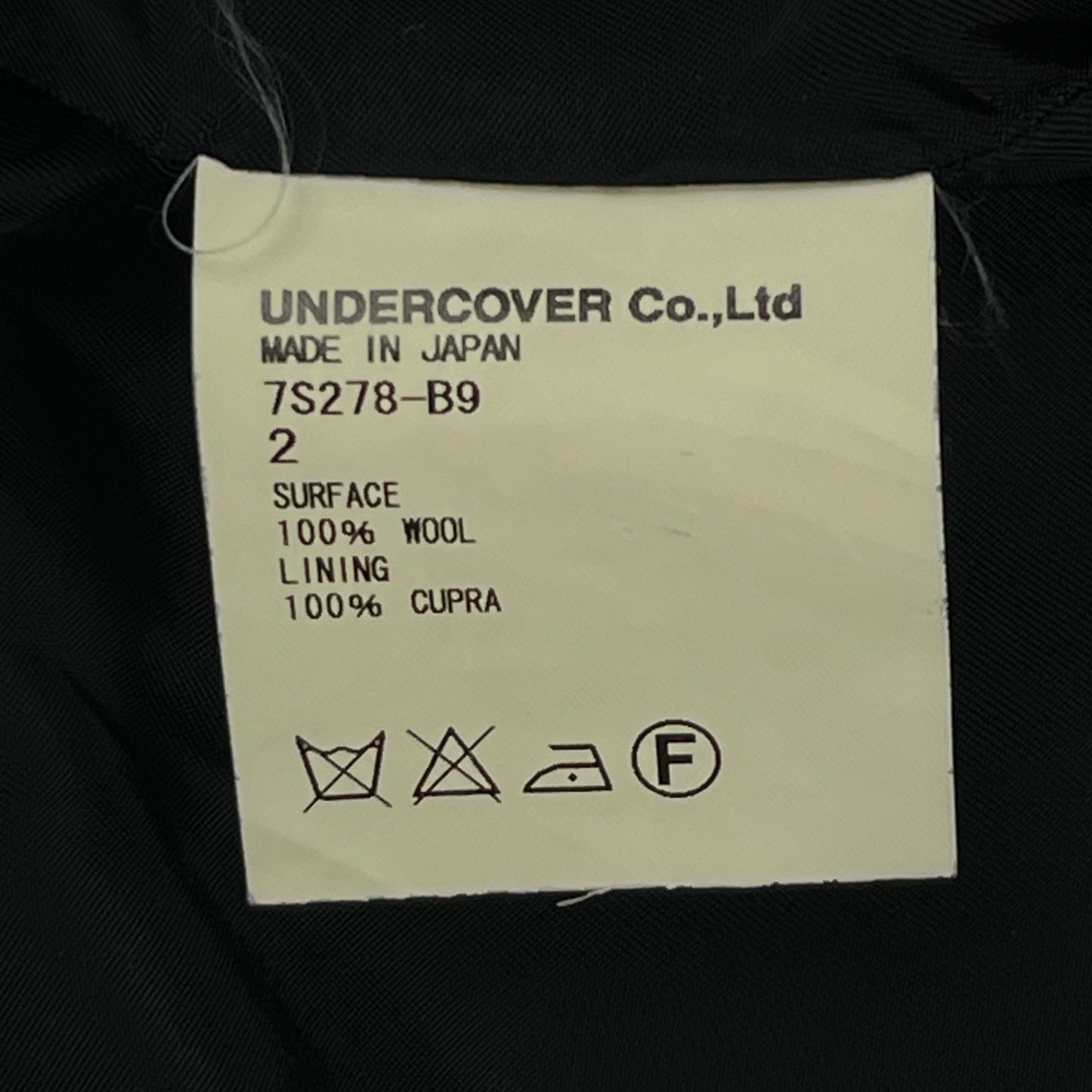 Undercover SS07 'Purple' Wool Single Rider Jacket - Size 2