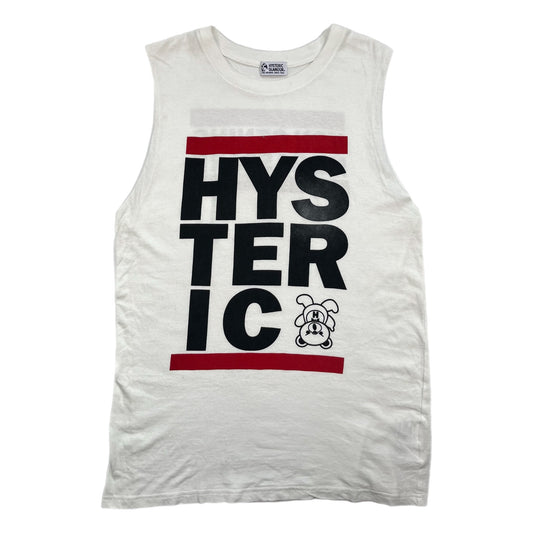 Hysteric Glamour 'YOU GENIUS ME BASTARD' Sleeveless Tee - Size Medium