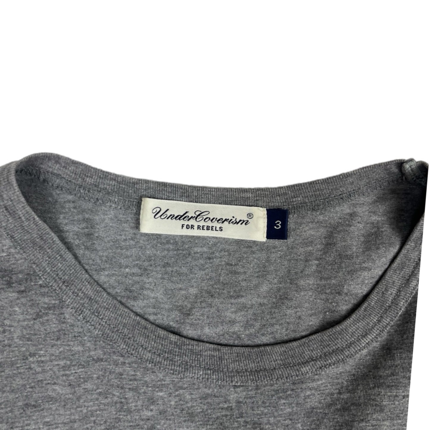 Undercover -“ Undercoverism Grey Apple Tee “- Size 3