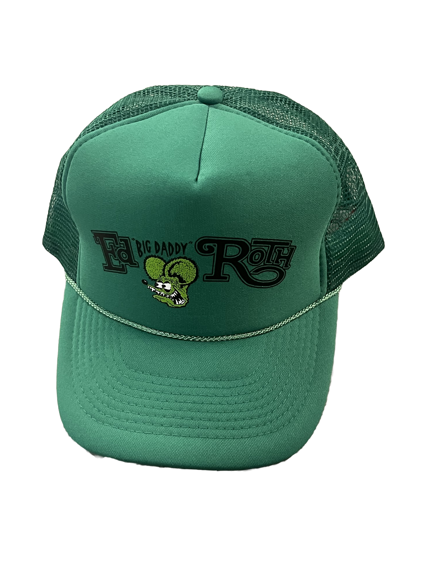 Rat Fink ‘Big Daddy Roth’ Green Trucker Hat