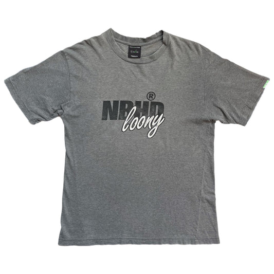 Neighborhood SS02 Grey NBHD Loony Tee - Size Medium