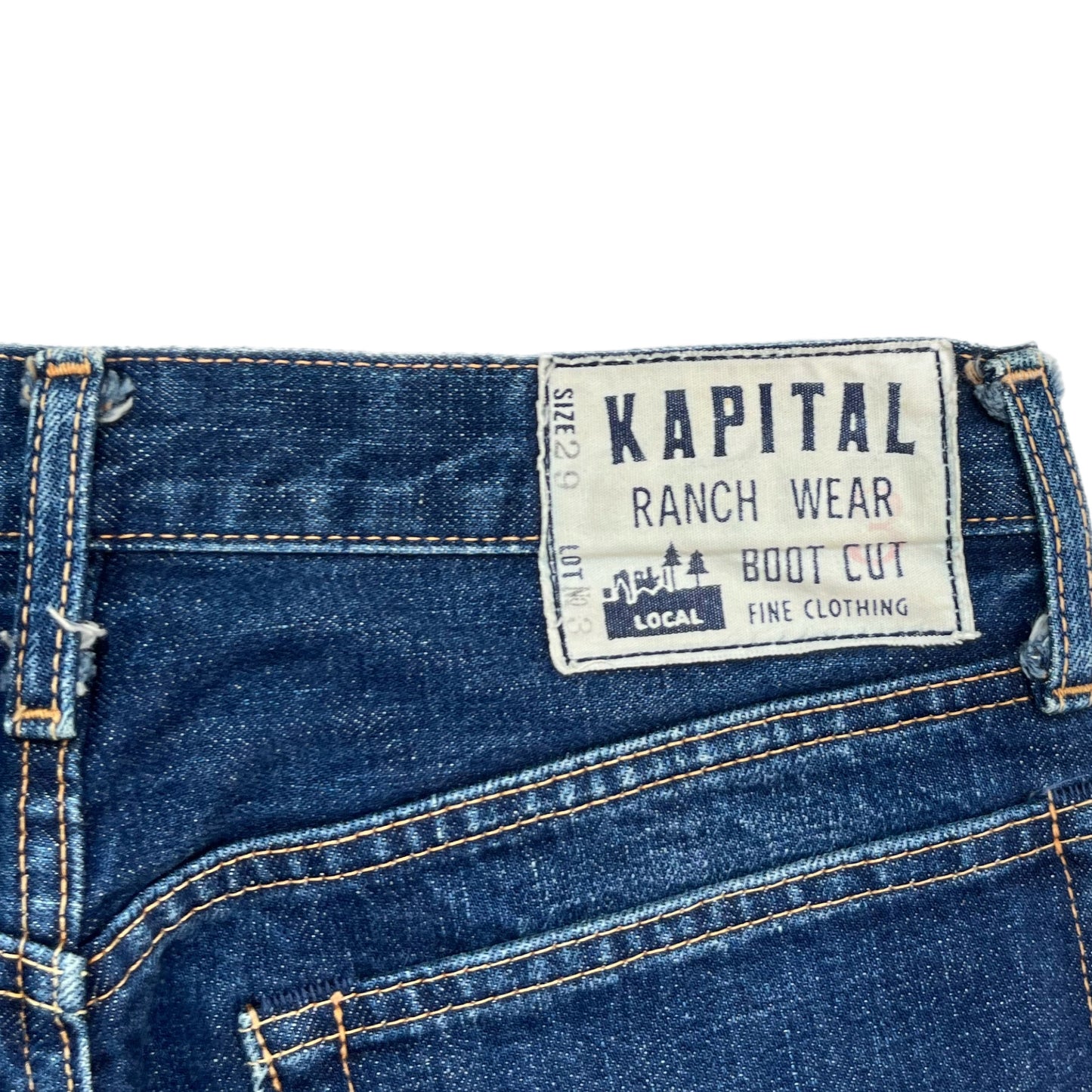 Kapital Ranch Wear Boot Cut Jeans - Size 29