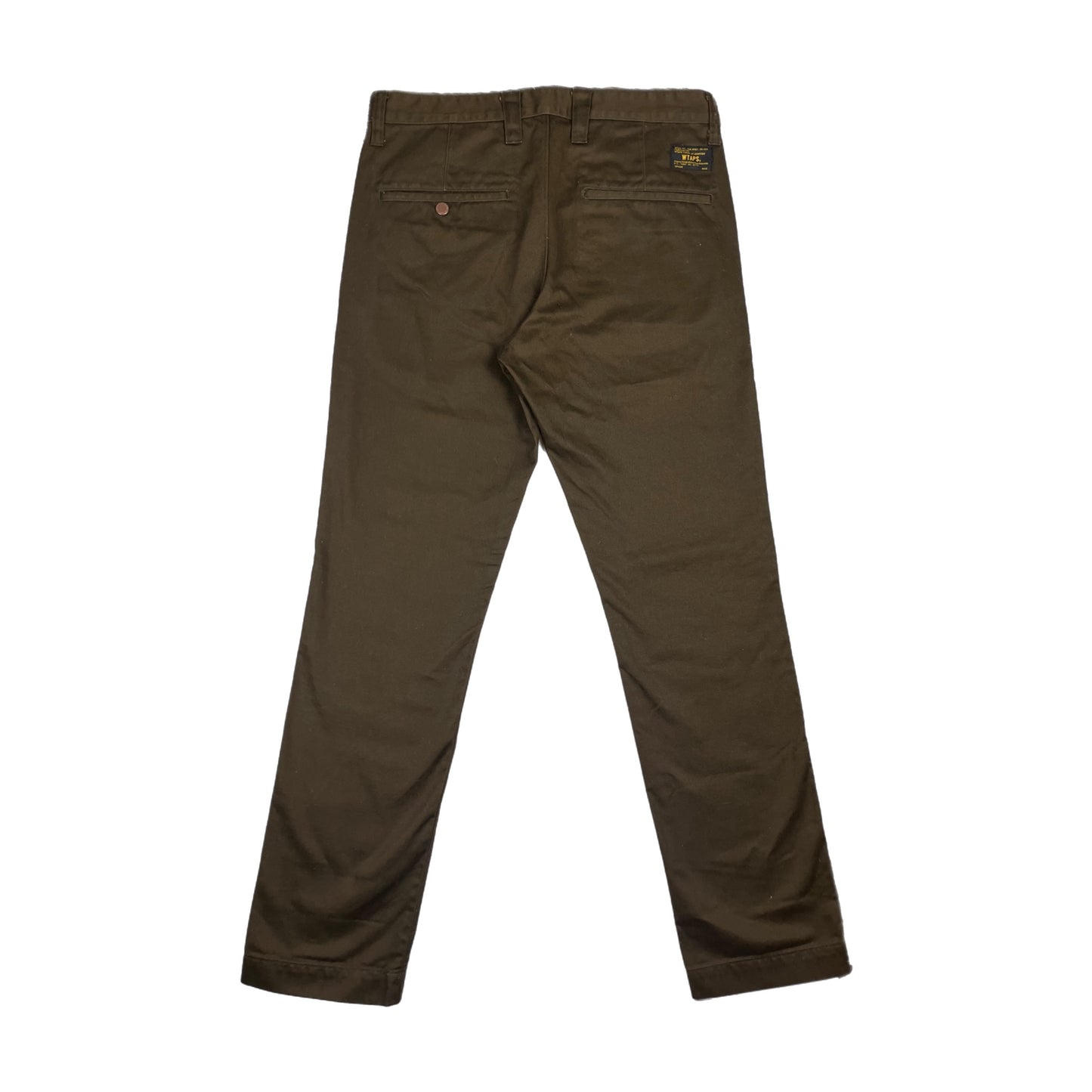 WTAPS Brown Chino Pants - Size Medium