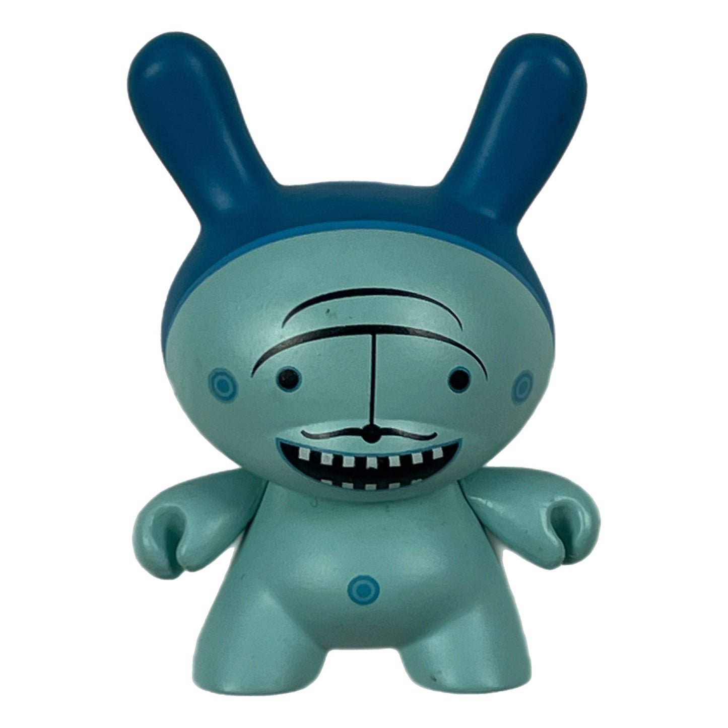 Kidrobot Dalek Dunny Series 'Moustache Blue' 3" Vinyl Figure