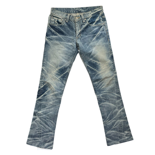 Tornado Mart Acid Wash Bootcut Denim - Size Small