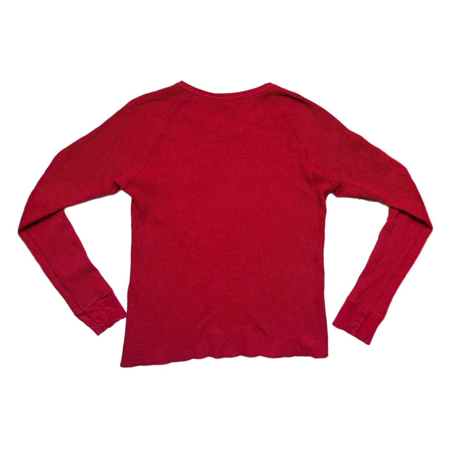 Number (N)ine Red Long Sleeve Raglan Thermal - Size 3