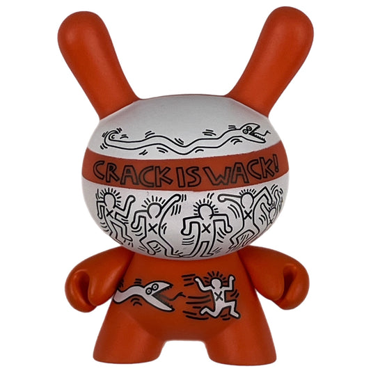 Kidrobot Keith Haring Mini Series 'Crack Is Wack' Dunny Vinyl Figure