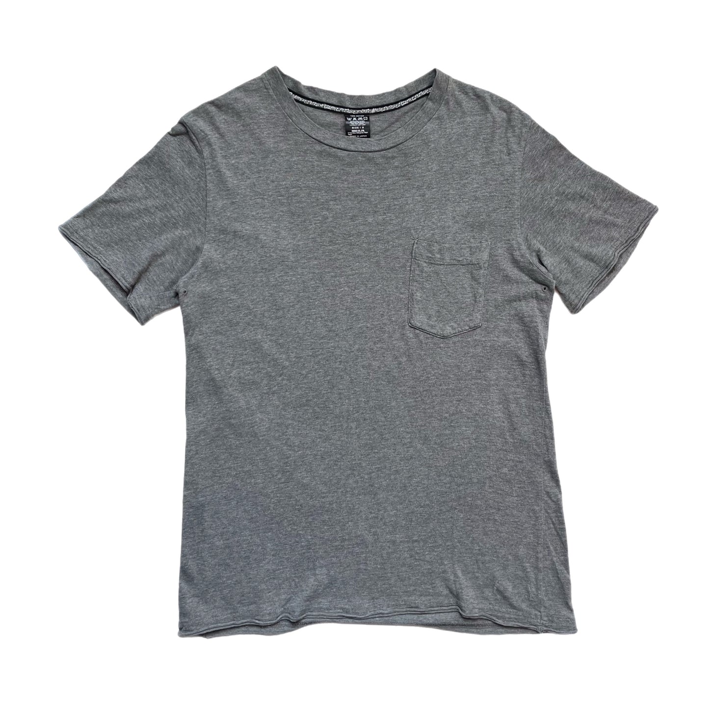 Number (N)ine Grey Pocket Tee - Size 2