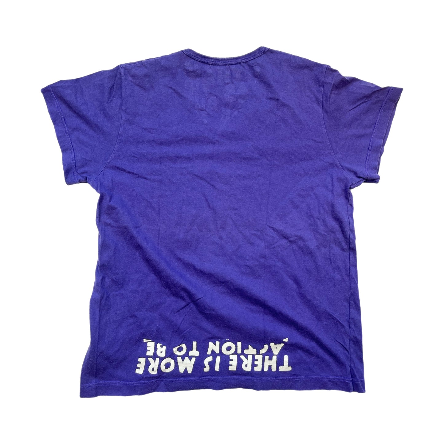 Maison Martin Margiela AIDS Tee Purple/White - Size Medium