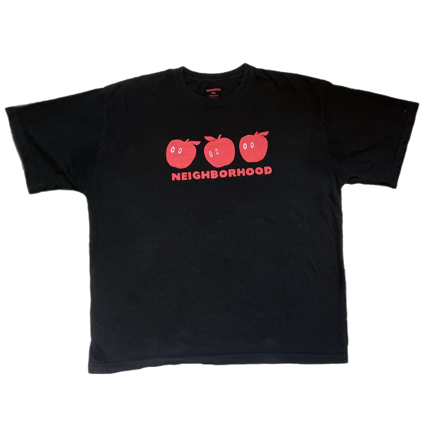 Neighborhood SS - 19 Apple Black T-Shirt - Size XX-Large