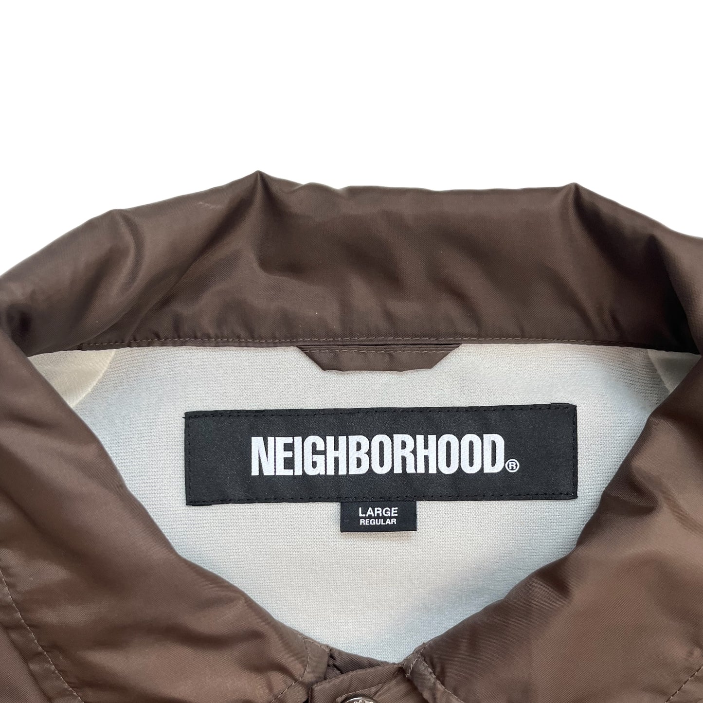 Neighborhood Brown Coach’s Jacket - Size Large