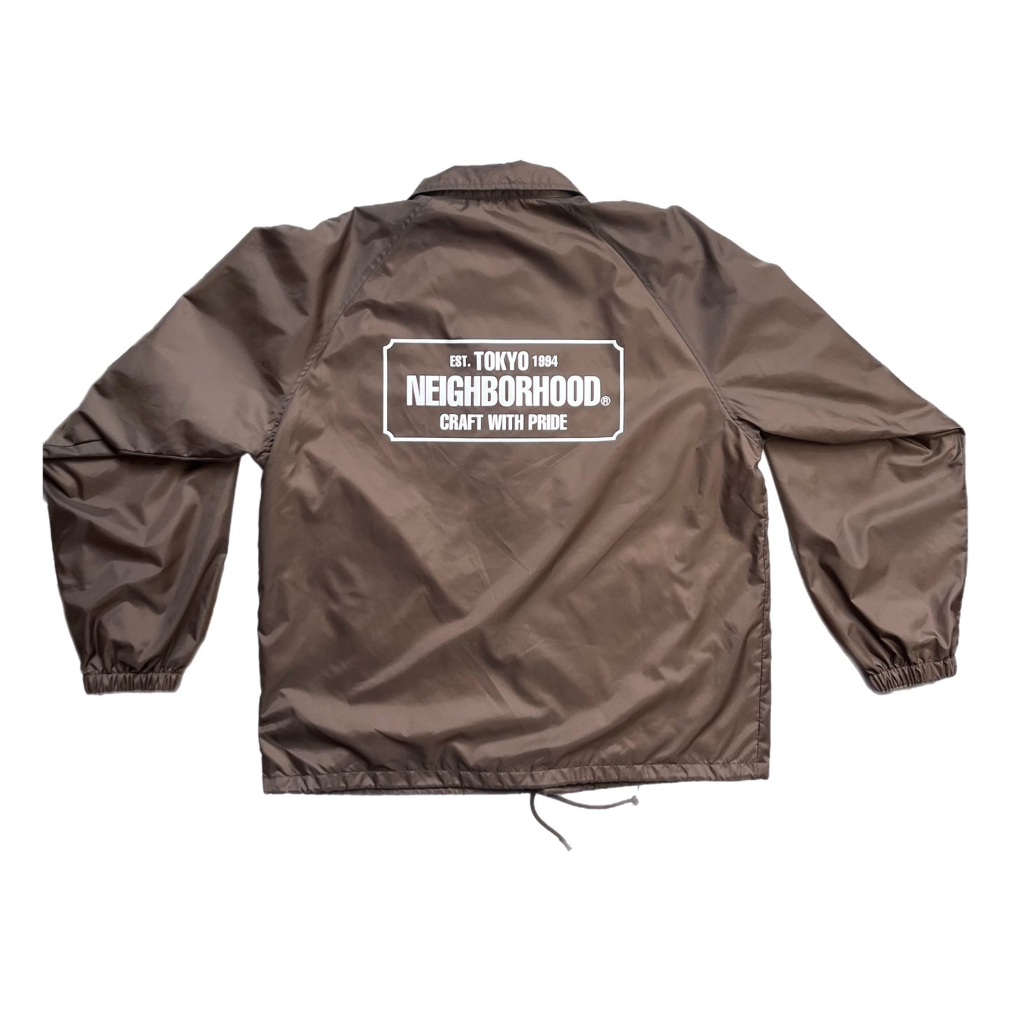 Neighborhood Brown Coach’s Jacket - Size Large