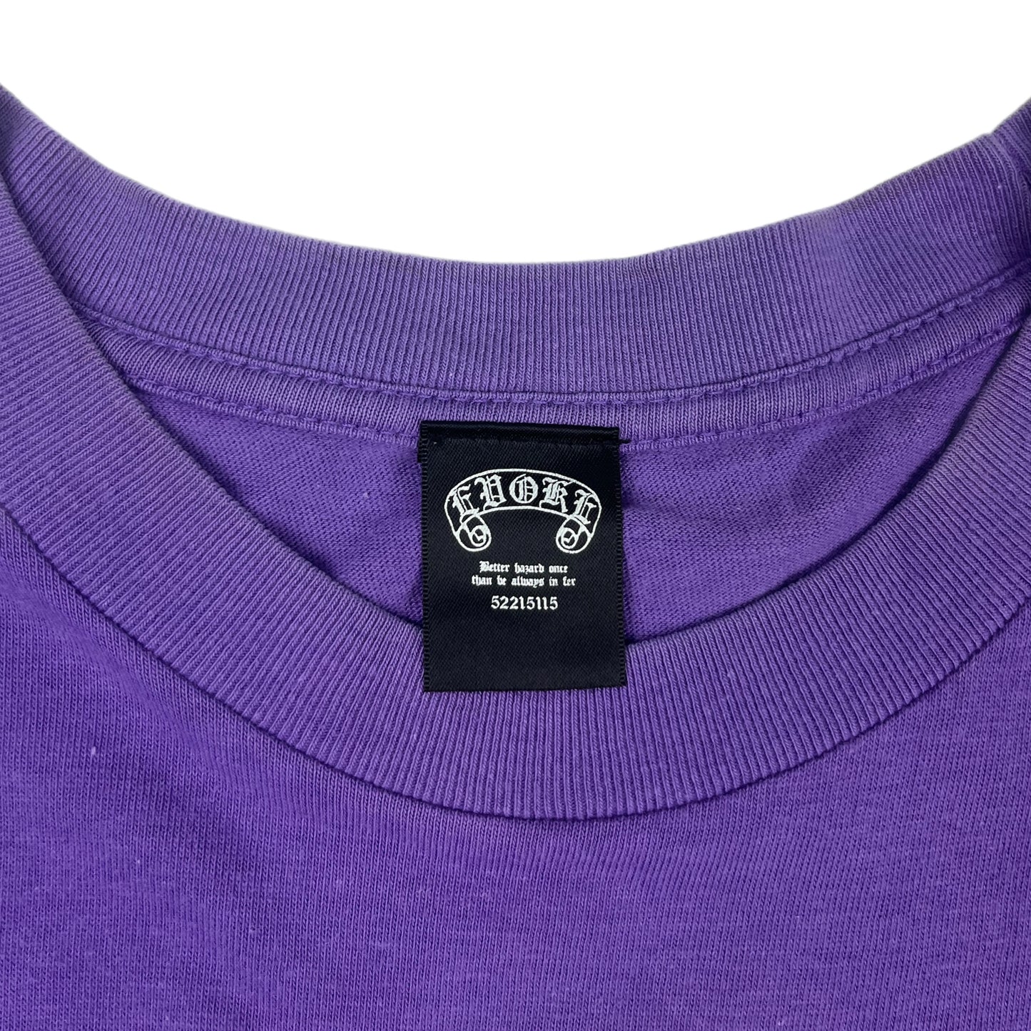 EVOKE 8th Anniversary Purple Tee Shirt - Size Large