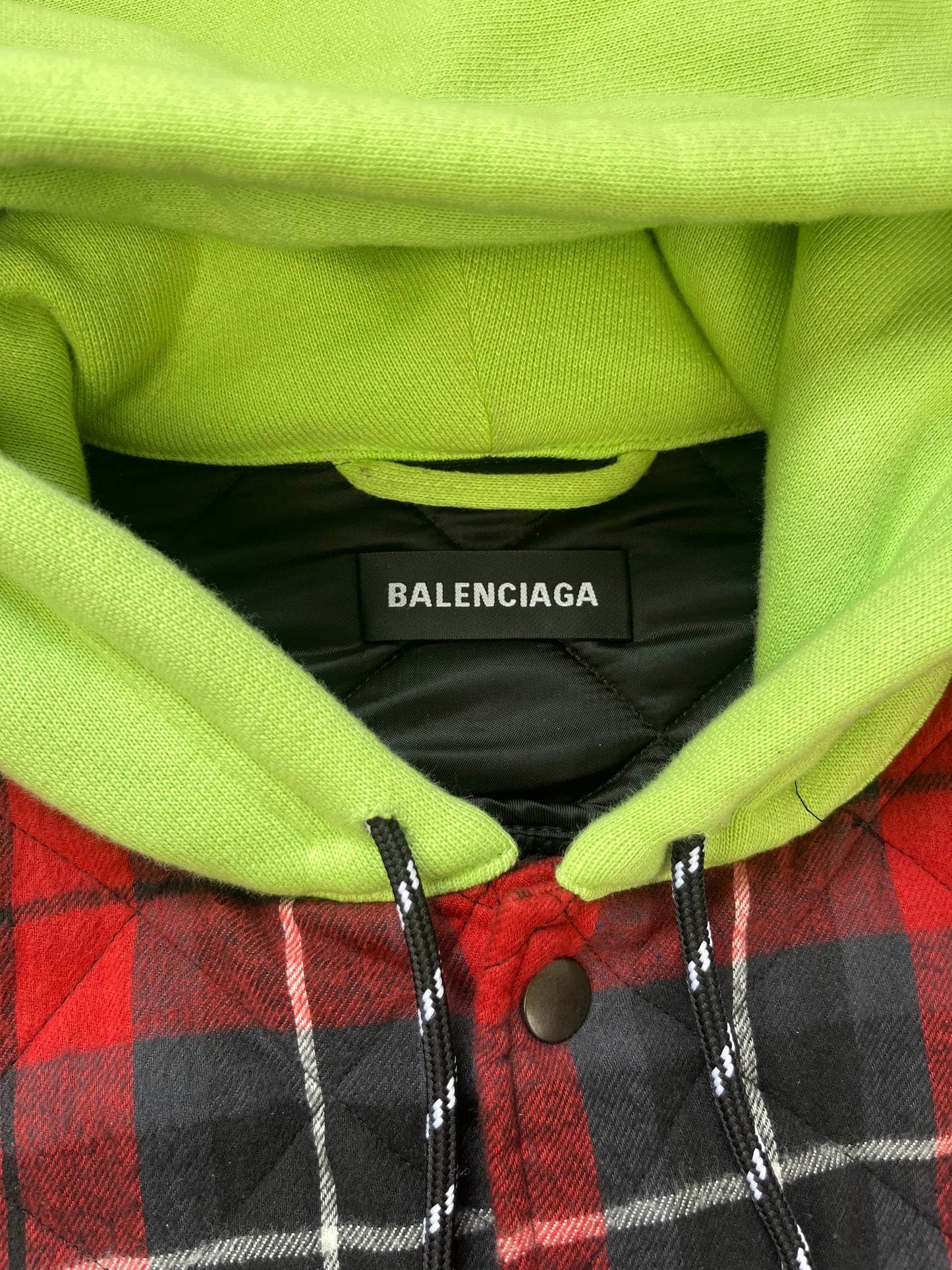 Balenciaga '18AW Runway Hybrid Denim Parka' -Size 46