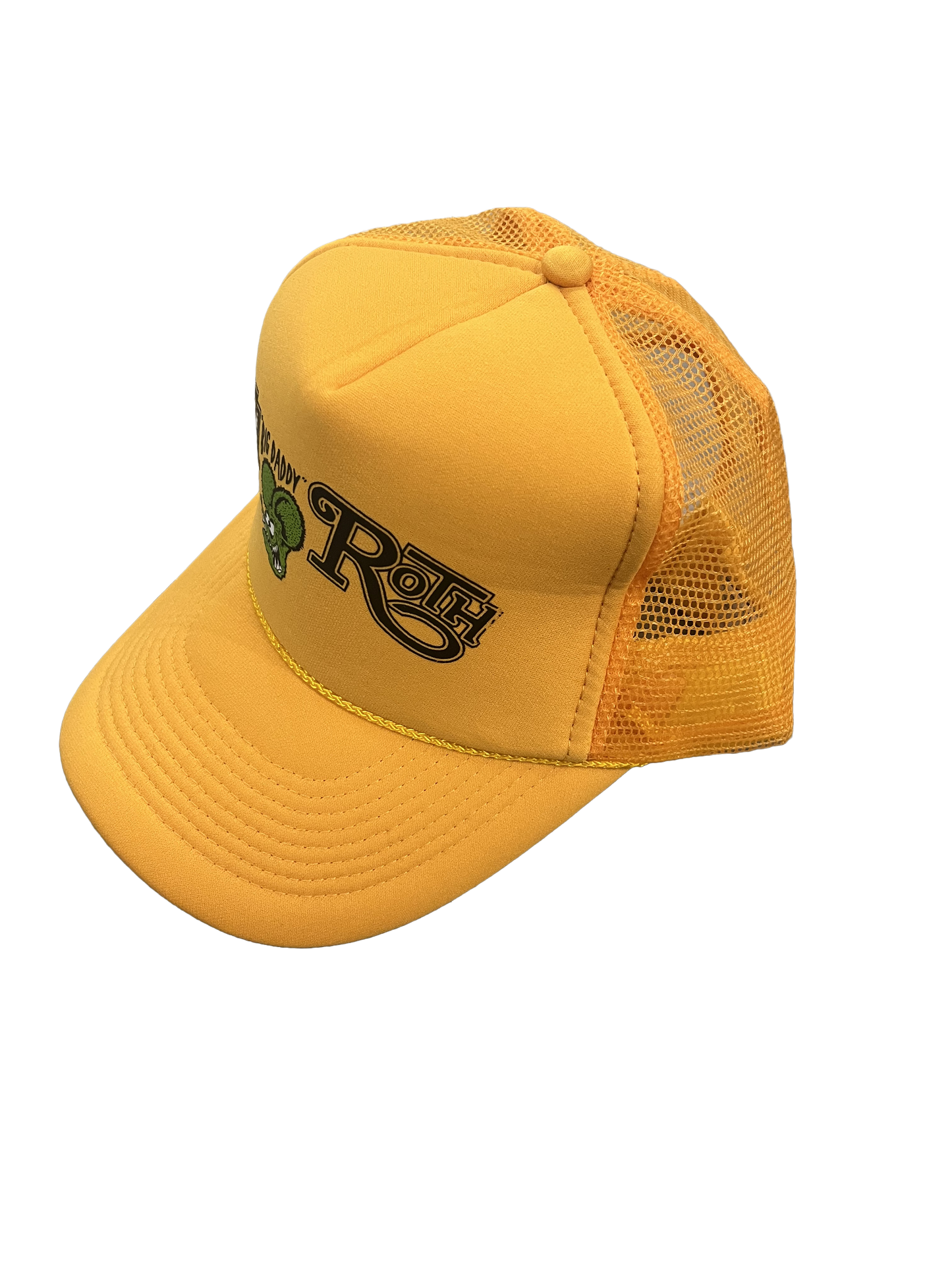 Rat Fink ‘Big Daddy Roth’ Yellow Trucker Hat