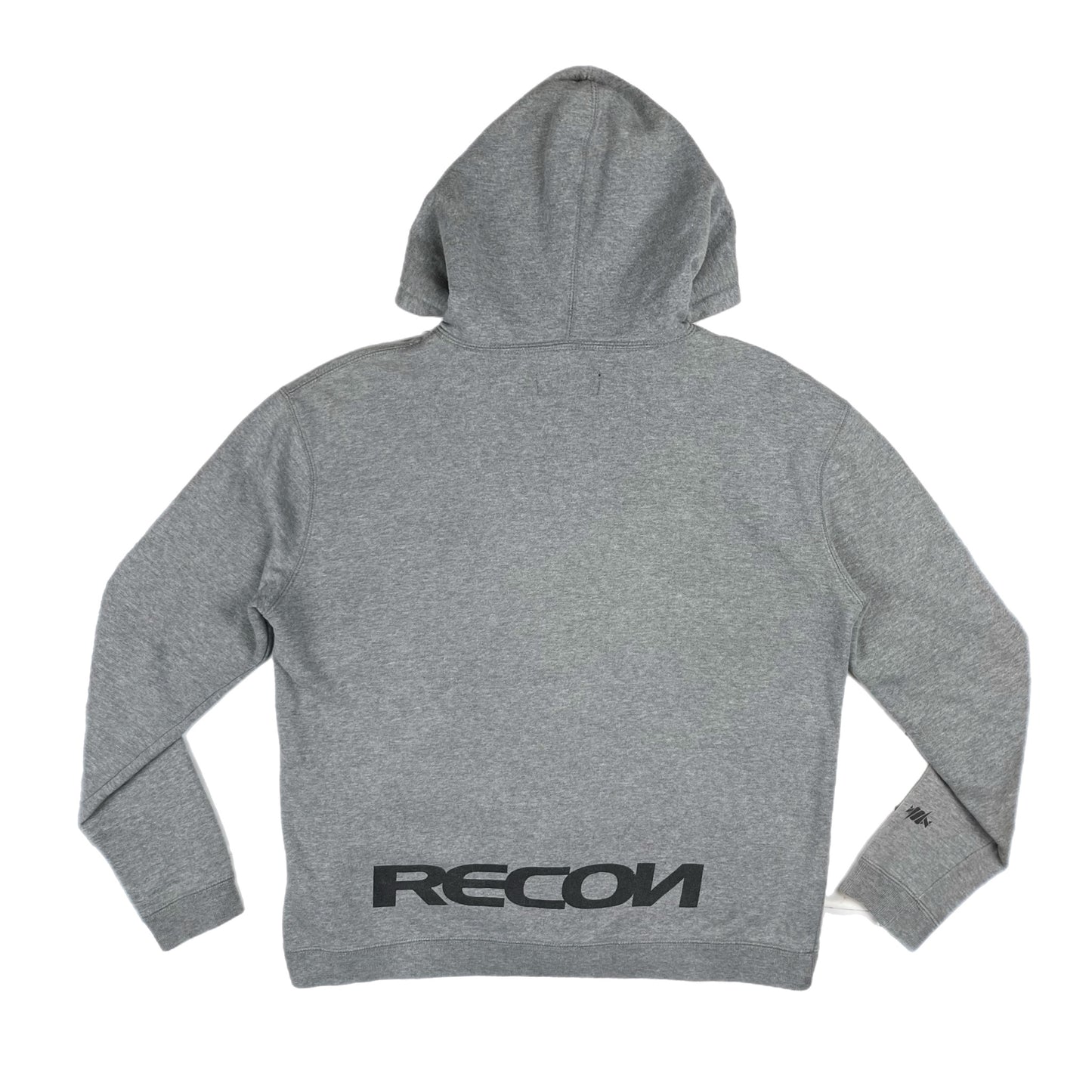 Recon 'Reconops' Grey Zip Up Hoodie - Size Medium