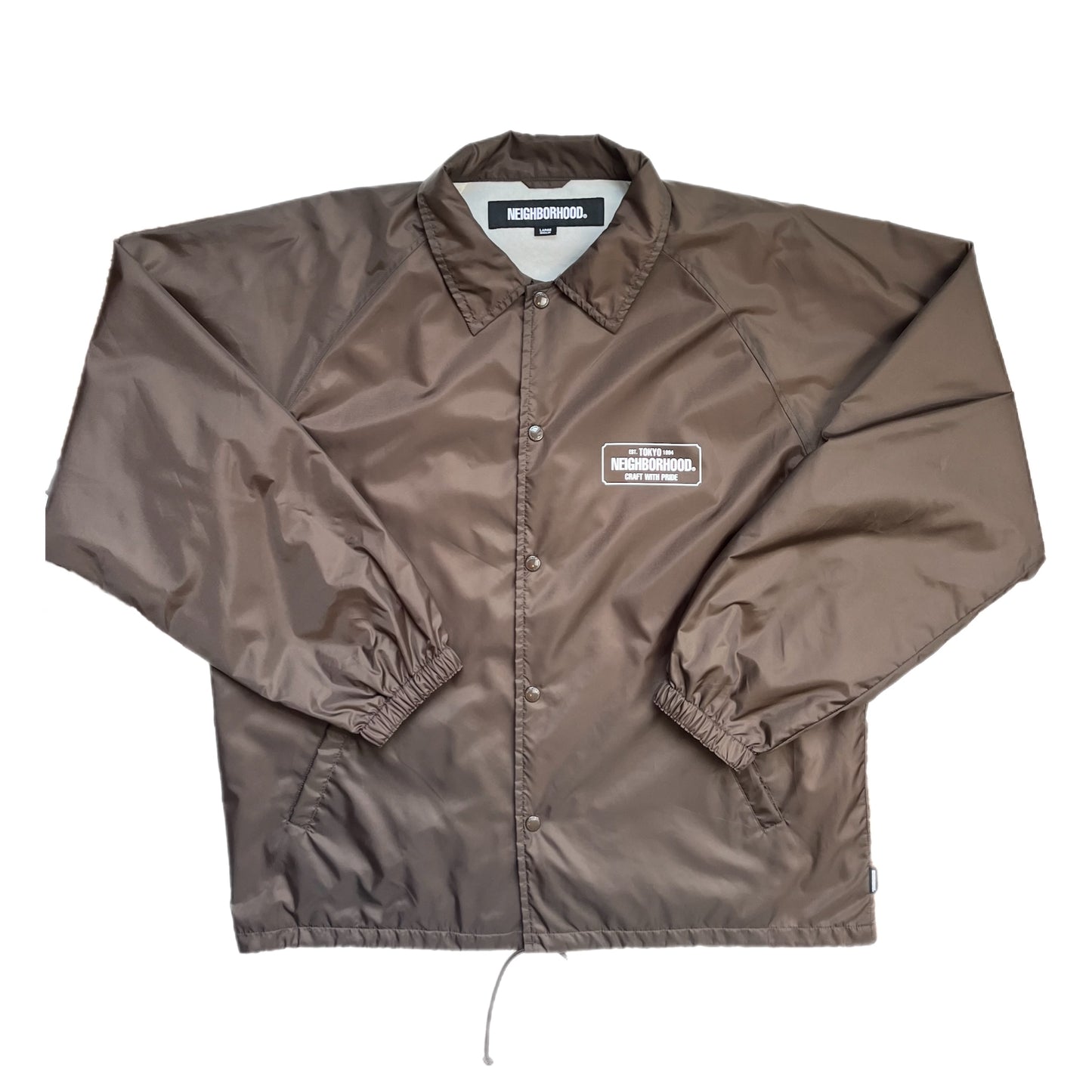 Neighborhood Brown Coach’s Jacket - Size Large