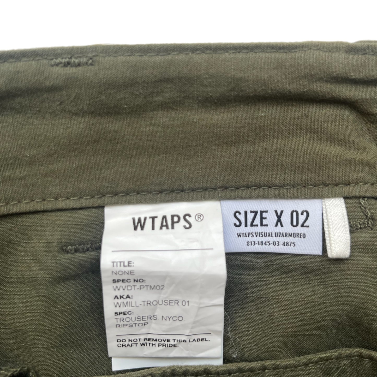 WTAPS WMILL-TROUSER 01 - Size 2