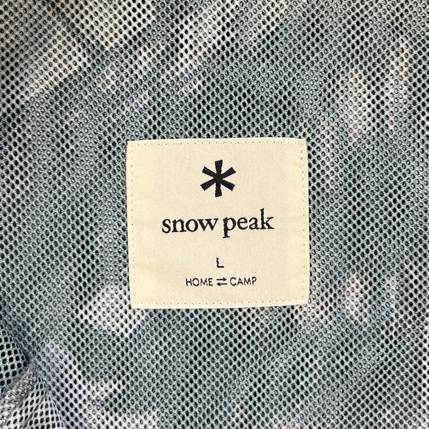 Snow Peak Sample Printed Insect Shield Mesh Jacket - Size Large