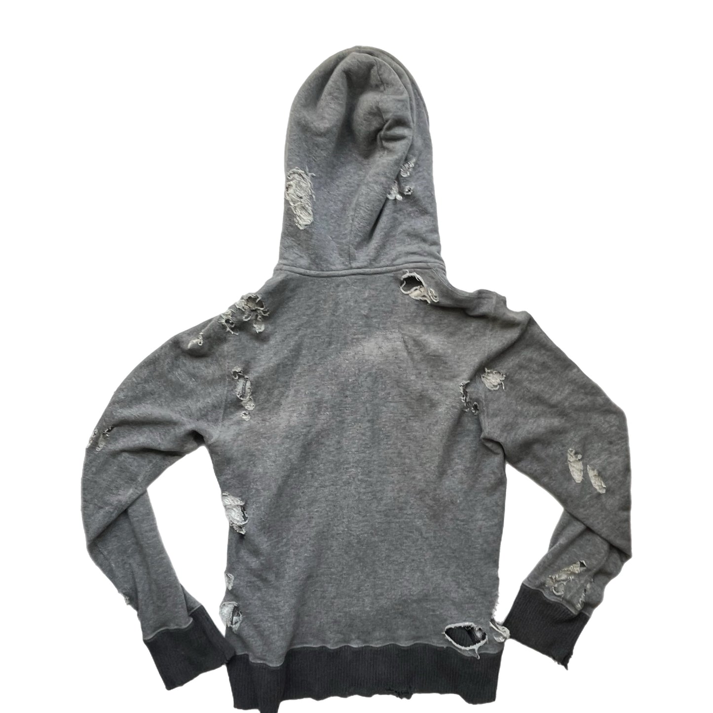 Mihara Yasuhiro 'Mummy' Distressed Zip Up Hoodie - Size 44