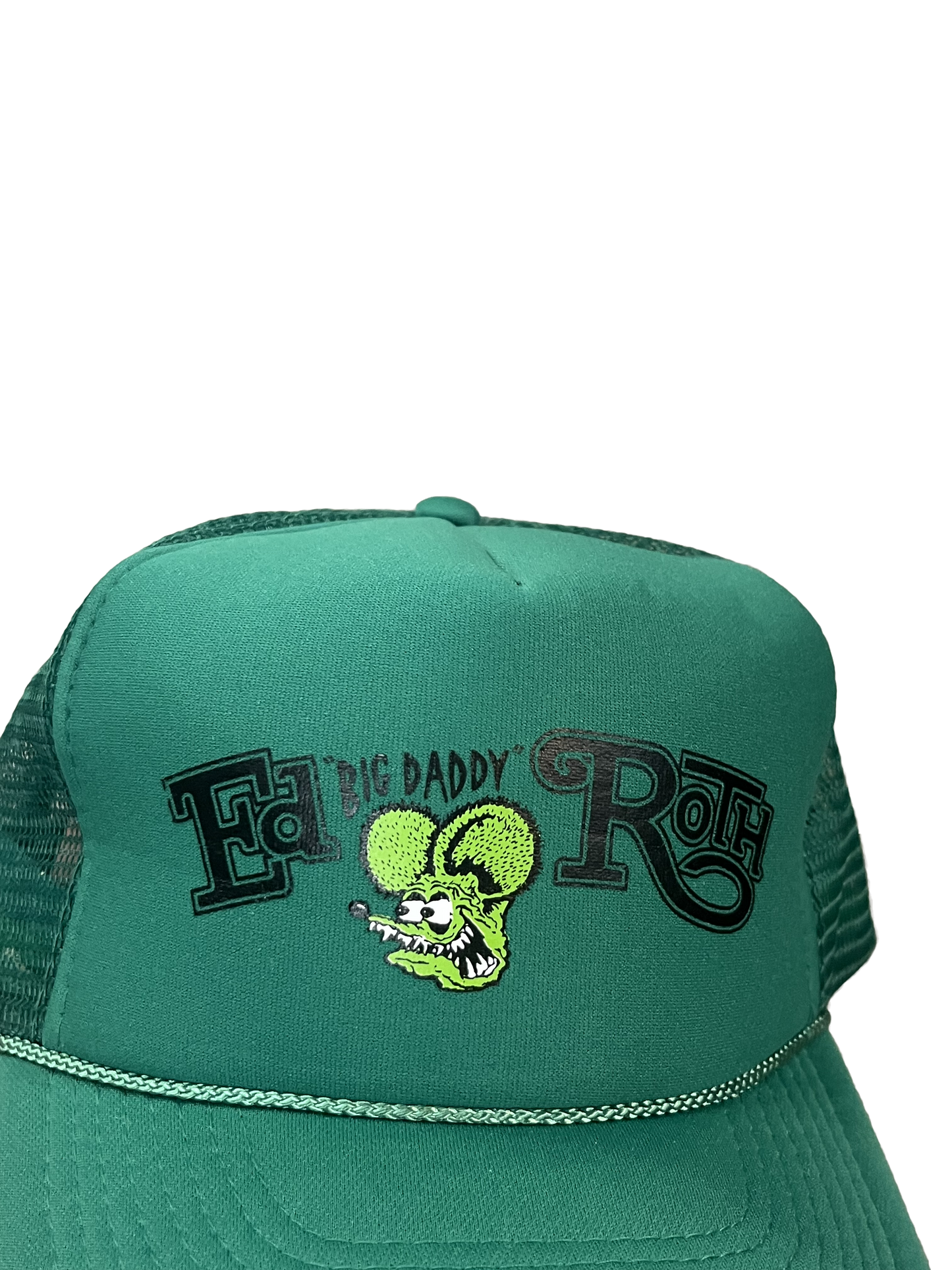 Rat Fink ‘Big Daddy Roth’ Green Trucker Hat