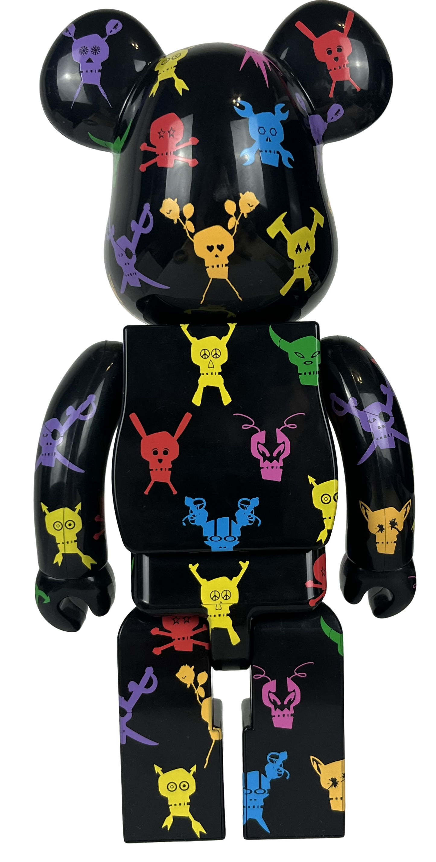 Stussy x Futura x Medicom 'Skull Monogram Bearbrick' 400% Figure