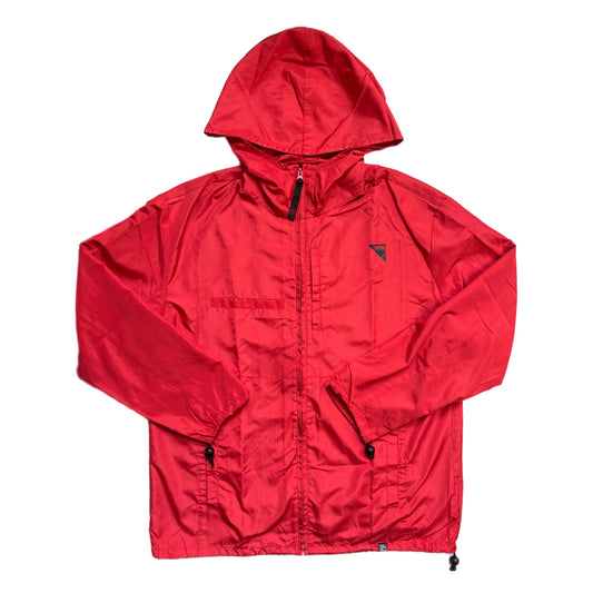 PPFM Red Zip Up Windbreaker - Size Large