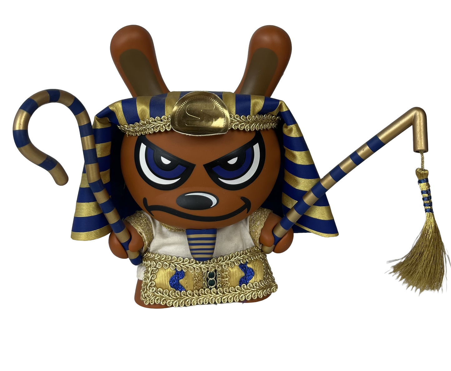 KidRobot x SKET ONE 'King Tut' Blue/Gold 8" Dunny