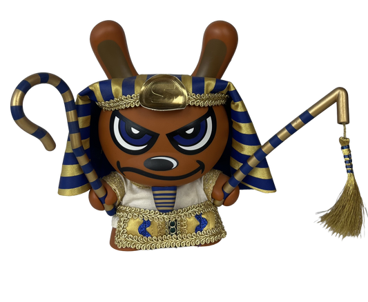 KidRobot x SKET ONE 'King Tut' Blue/Gold 8" Dunny