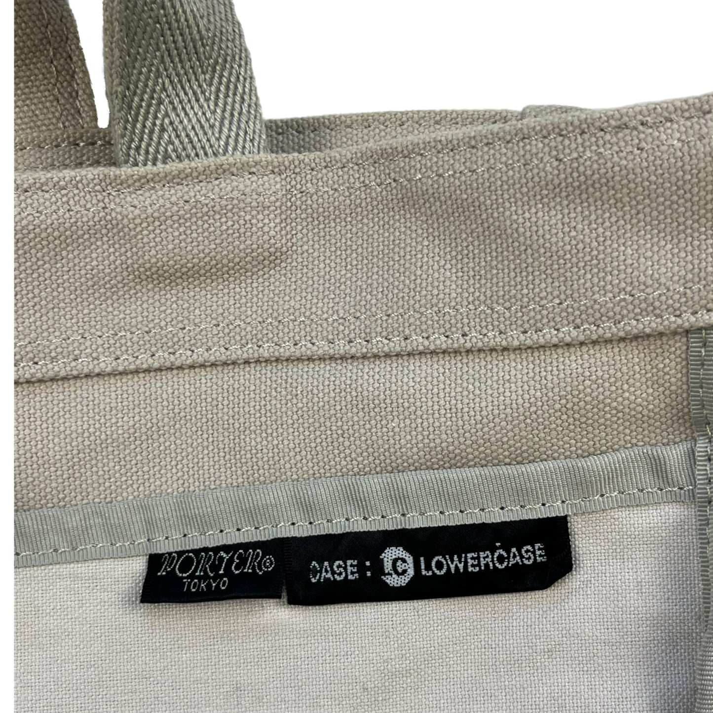 Yoshida & Co. Porter x LOWERCASE Canvas 2-Way Tote Bag