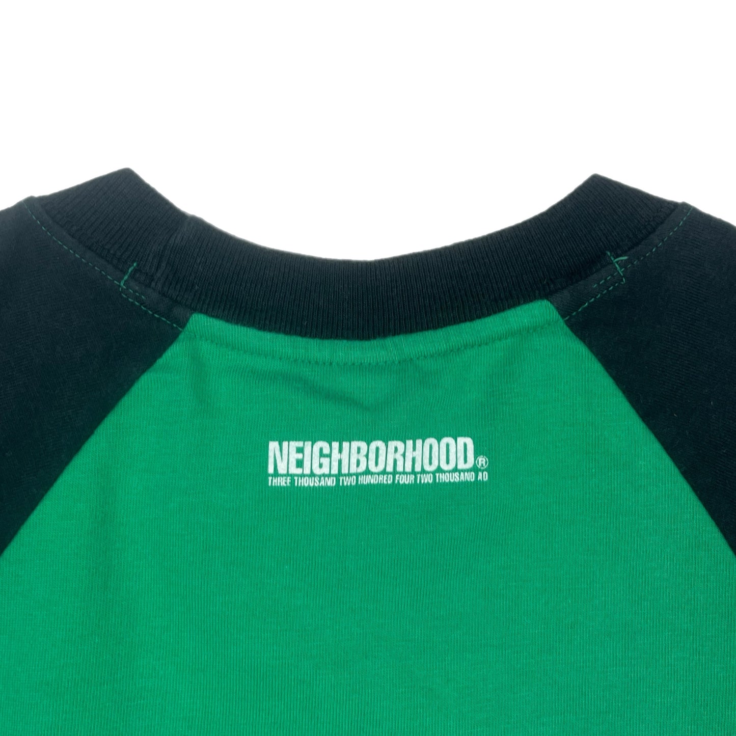 Neighborhood 1998 Green Black Half-Sleeve Shirt - Size Small