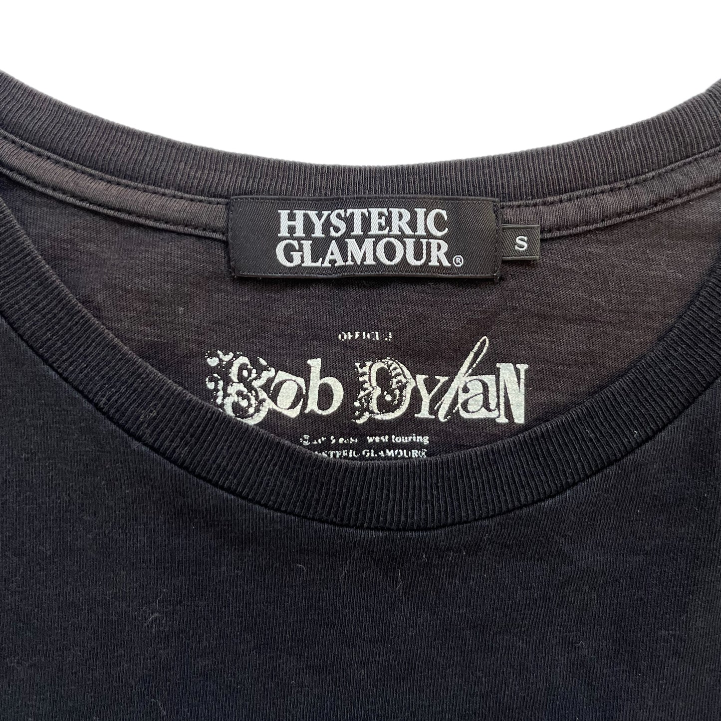 Hysteric Glamour x Bob Dylan, Highway 61 Black Tee - Size Small