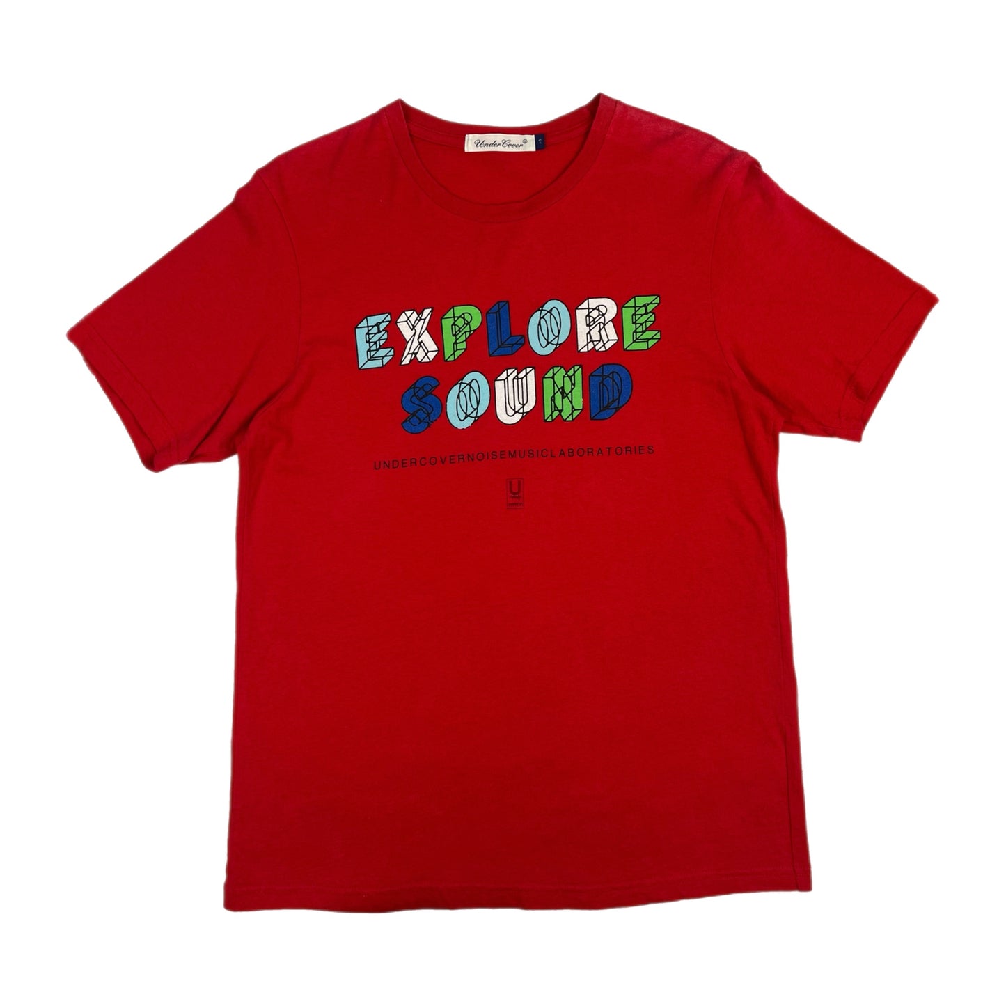 Undercover 'Explore Sound’ Red Tee - Size 2