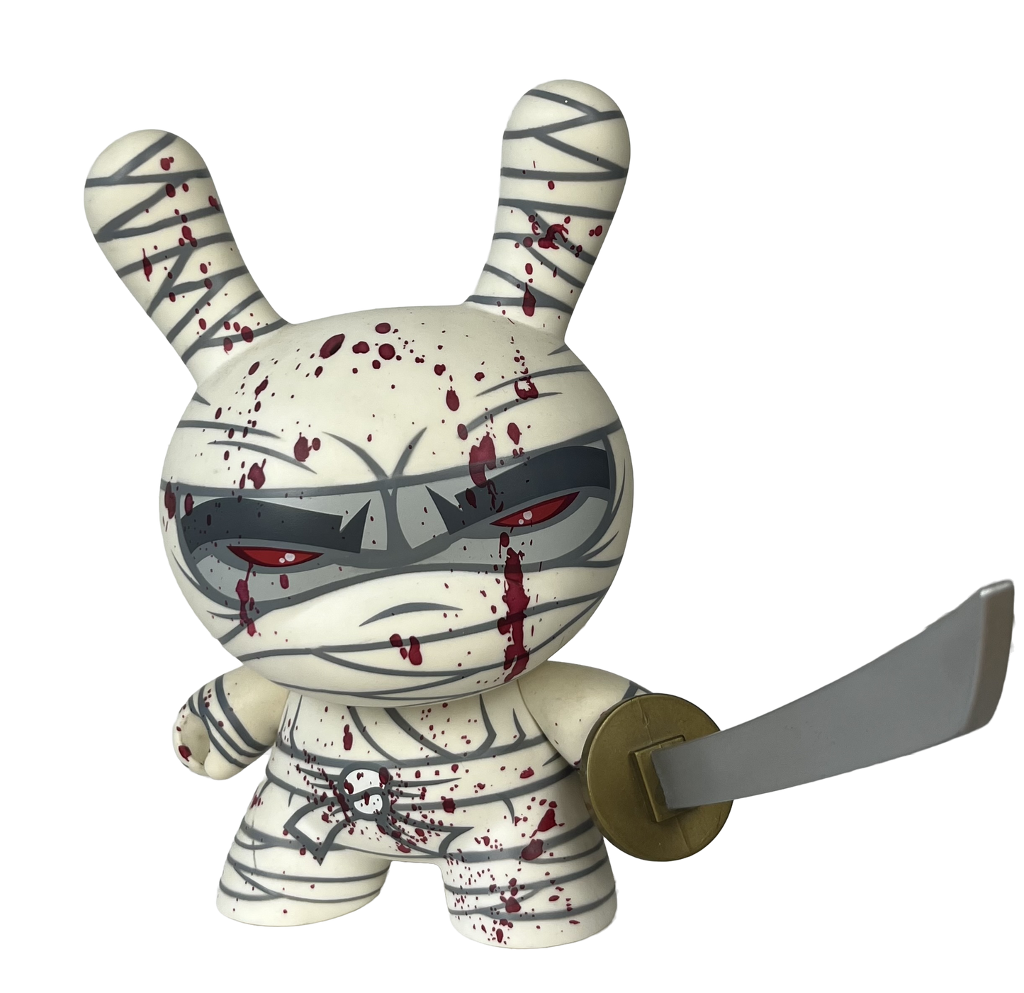 KidRobot x MAD Toy Design 'White Ninja' 8" Dunny