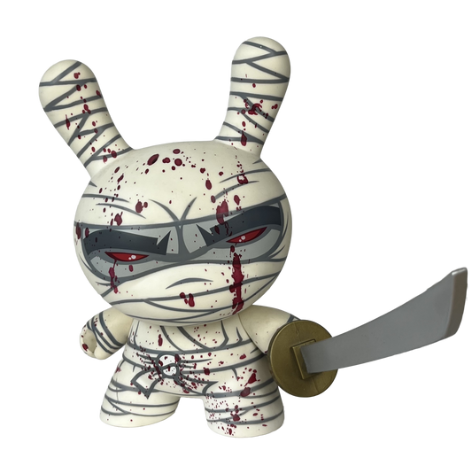 KidRobot x MAD Toy Design 'White Ninja' 8" Dunny