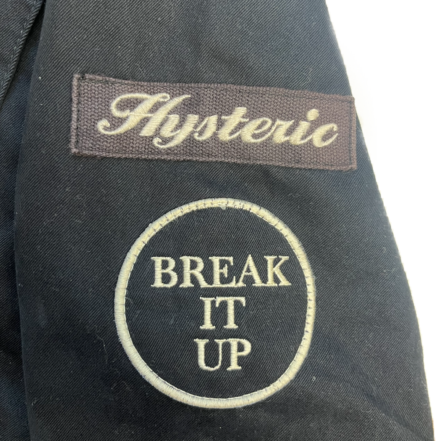 Hysteric Glamour Break It Up Black Parka - Size Medium