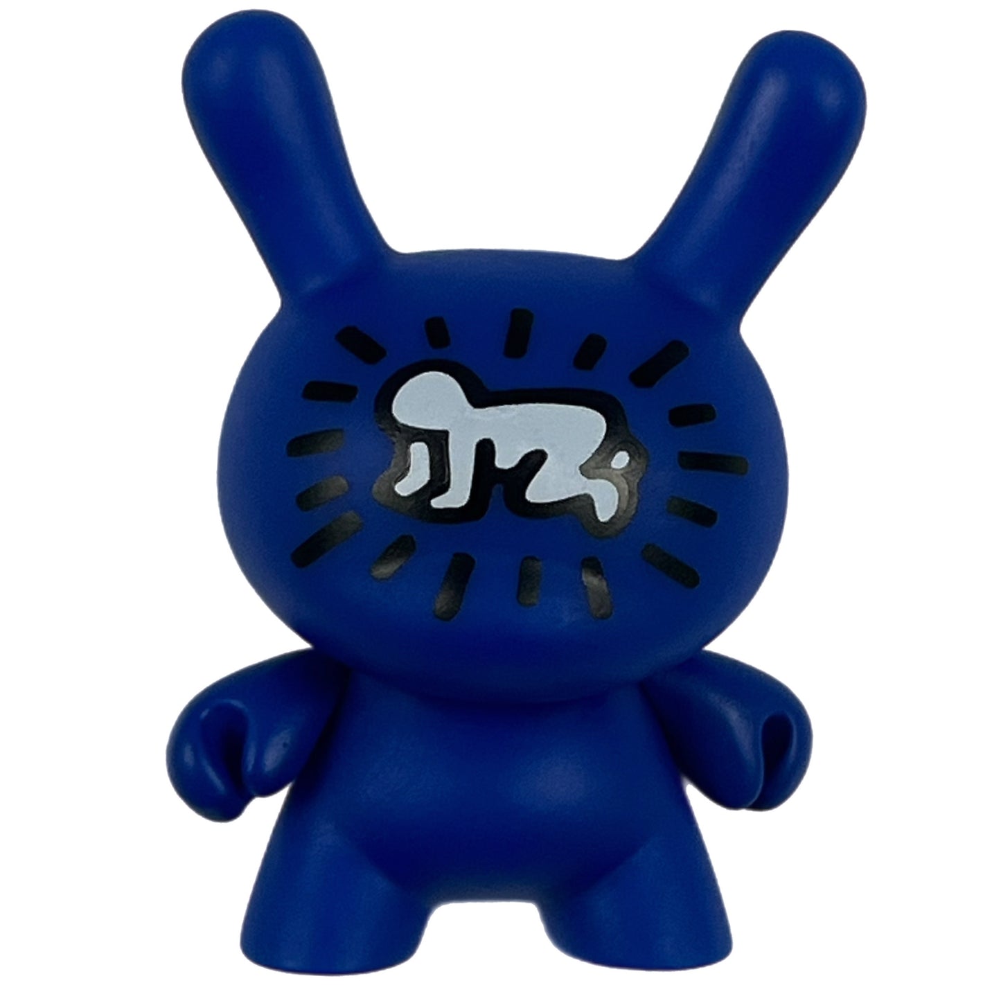 Kidrobot Keith Haring Mini Series 'Blue Crawling' Dunny Vinyl Figure