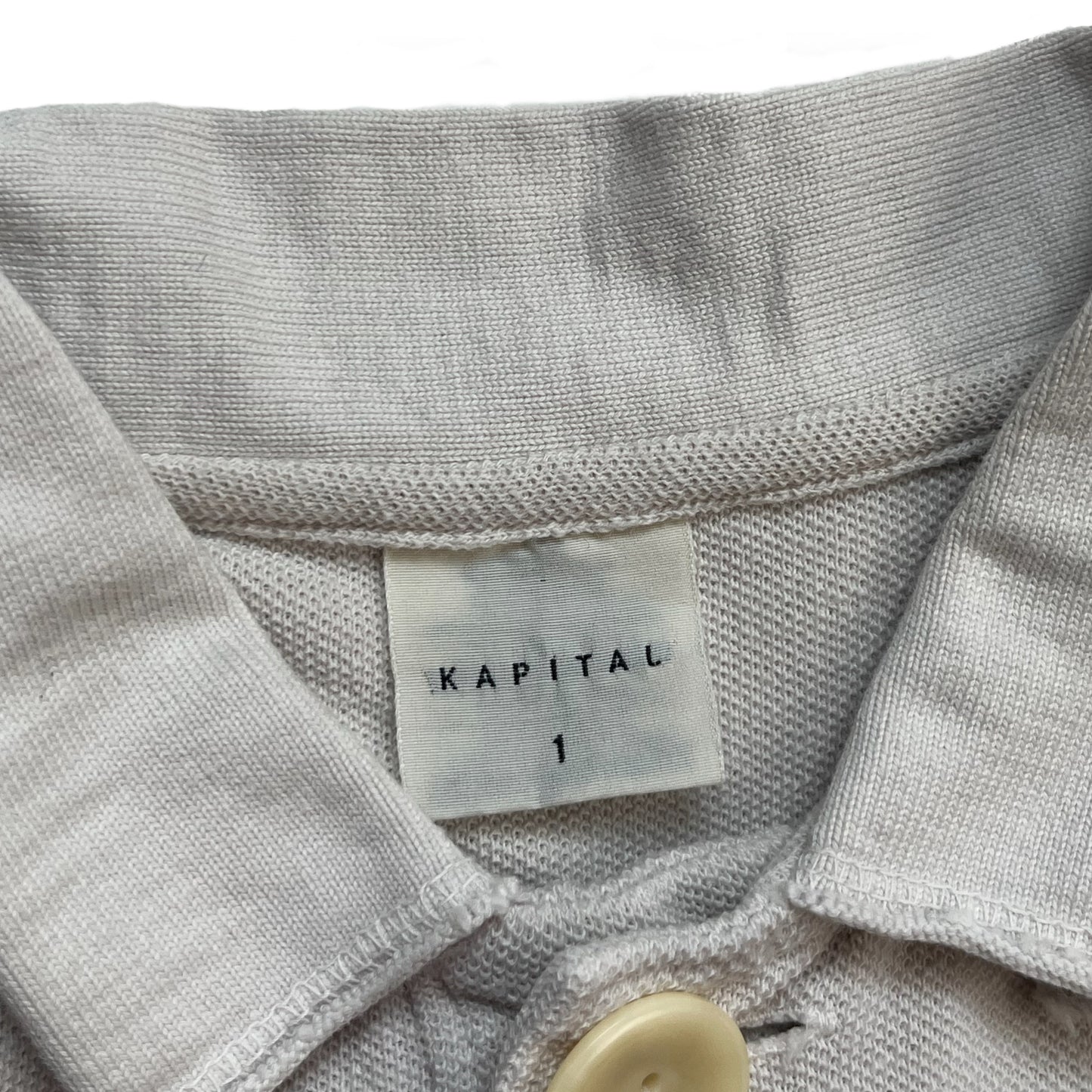 Kapital Beige Terry Polo - Size 1